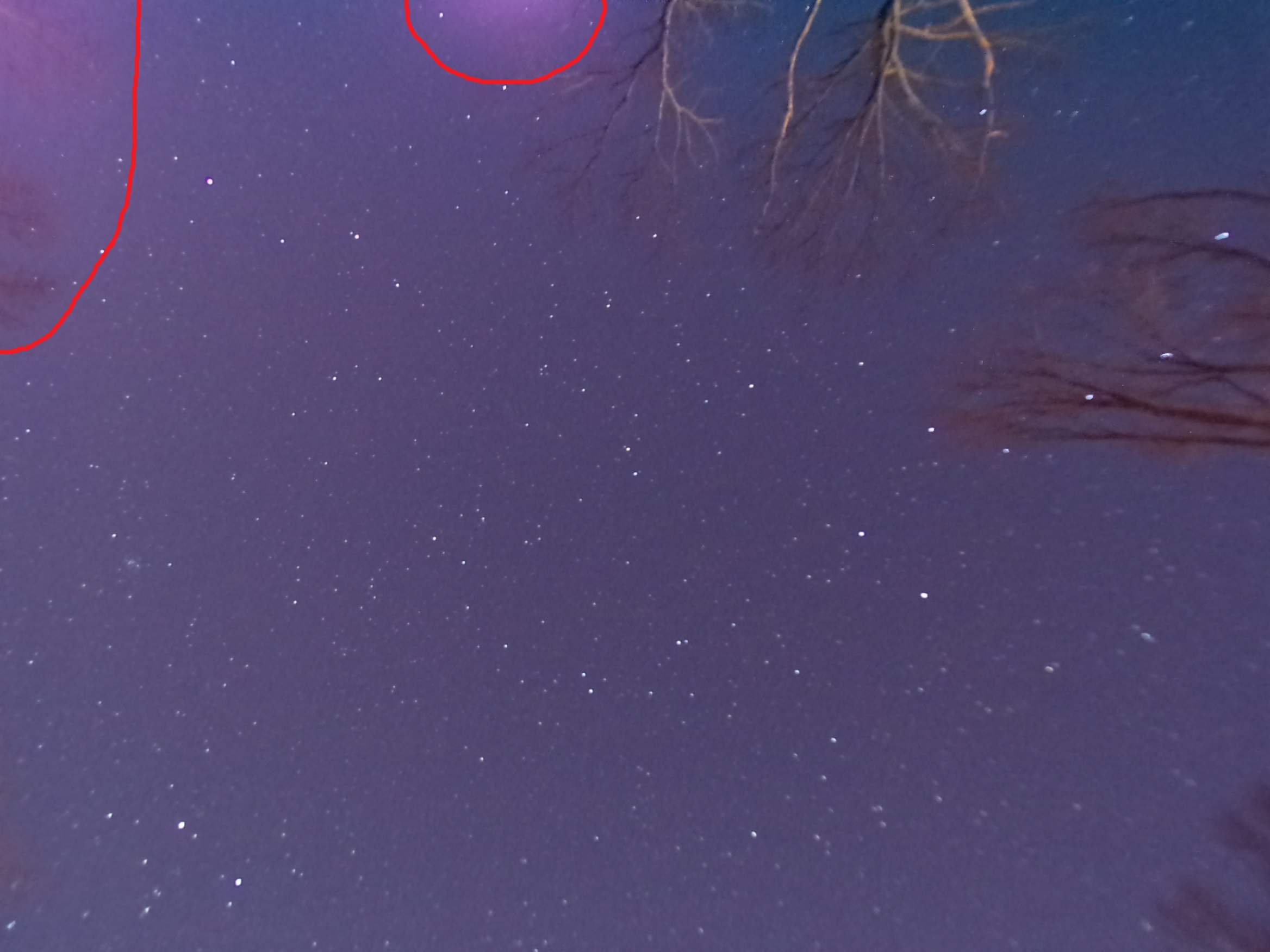 The picture of the stars, showing the problems