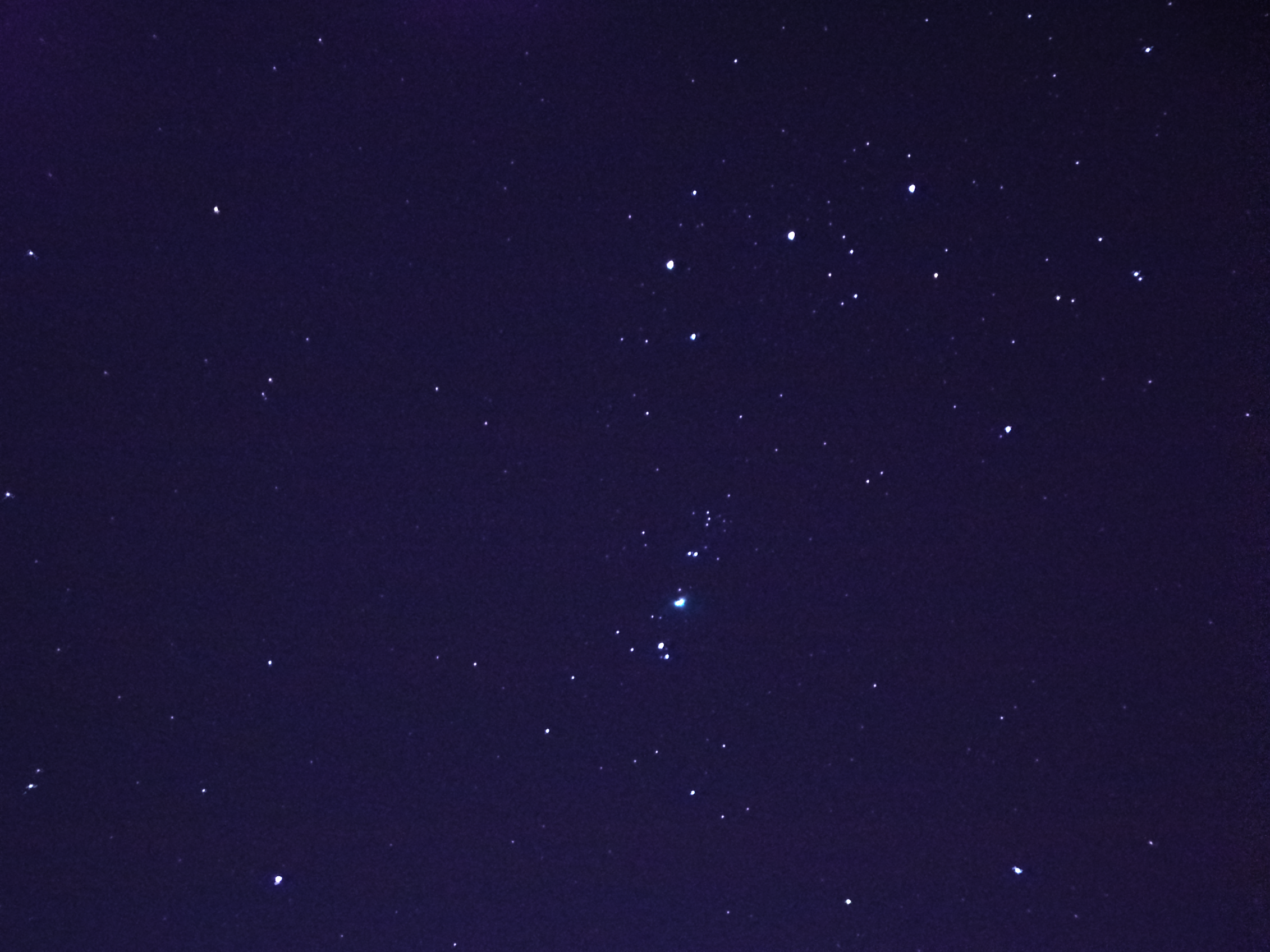 A picture of the orion nebula
